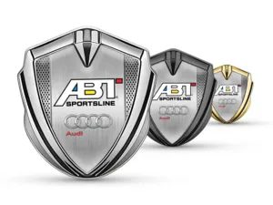 Audi Cupolato Emblema Badge Disegno Max Costruita